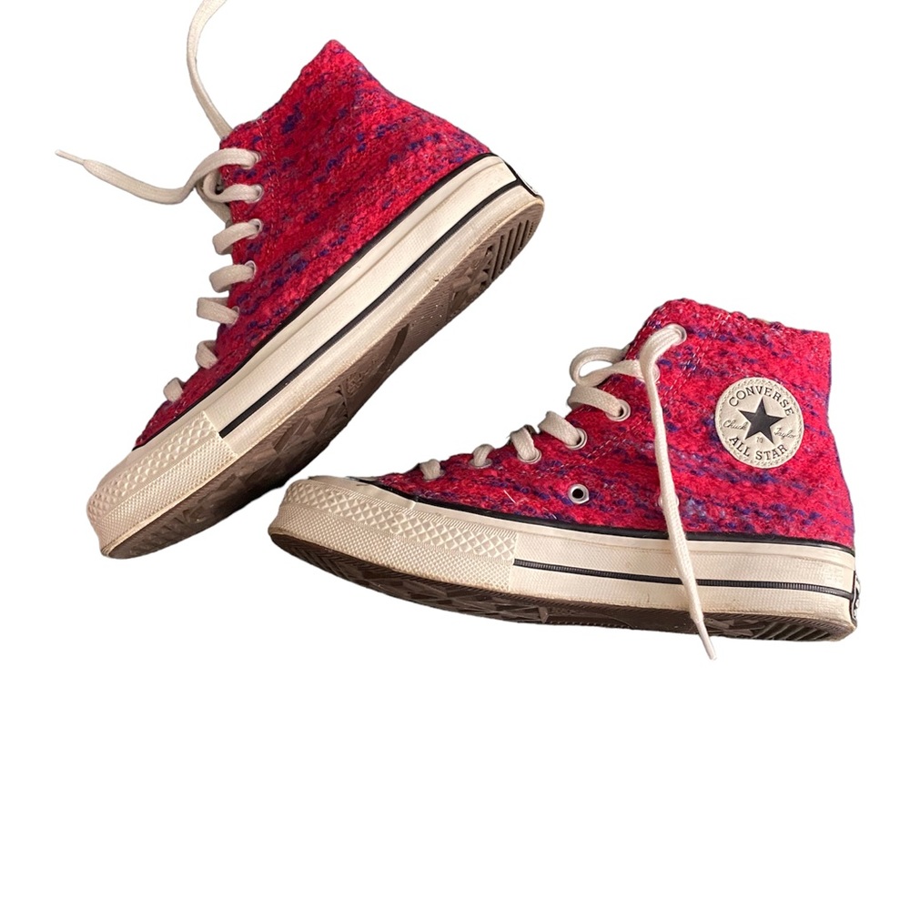 high top pink and purple converse women’s size 5